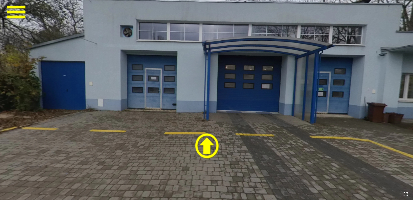 Przykładowy ekran spaceru wirtualnego