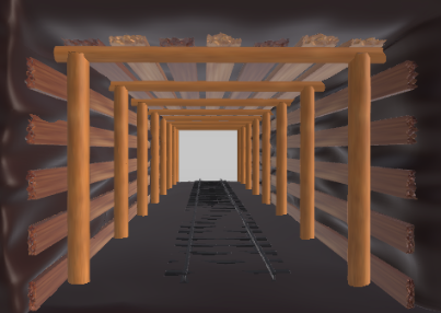 Obudowa drewniana - obudowa złożona (wiązanie polskie)