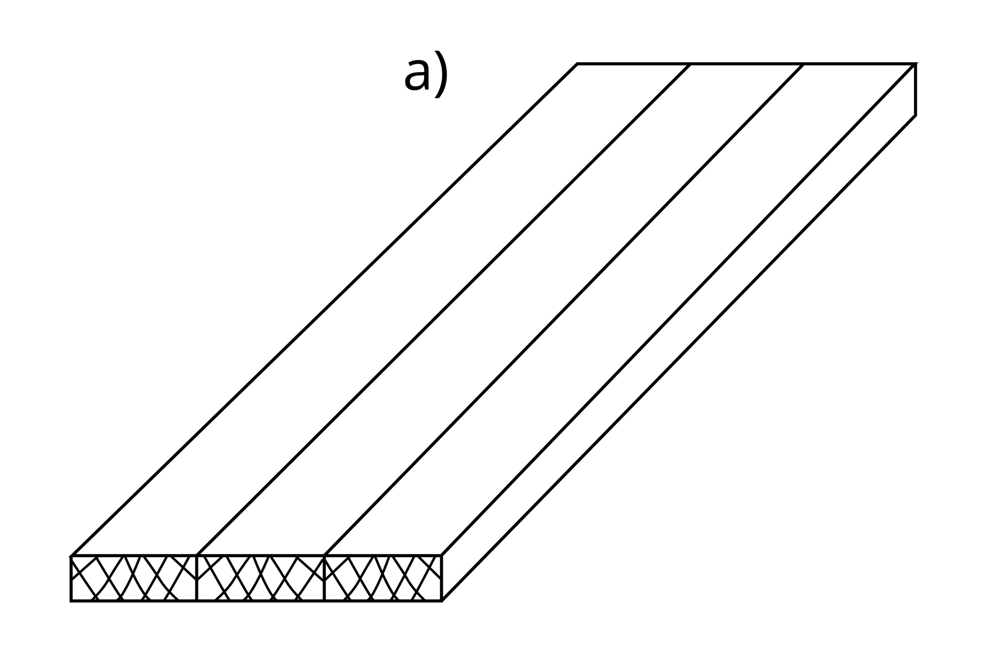 Grafika przedstawia połączenie stykowe zwiększające szerokość. Jest to połączenie, w którym łączone elementy znajdują się w jednej płaszczyźnie obok siebie.