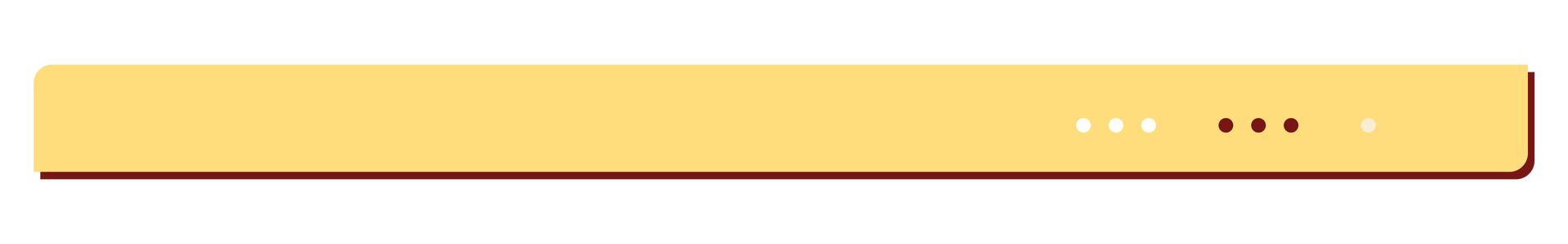 Grafika symbolizująca dół strony forum internetowego. Po prawej stronie są kropki. 