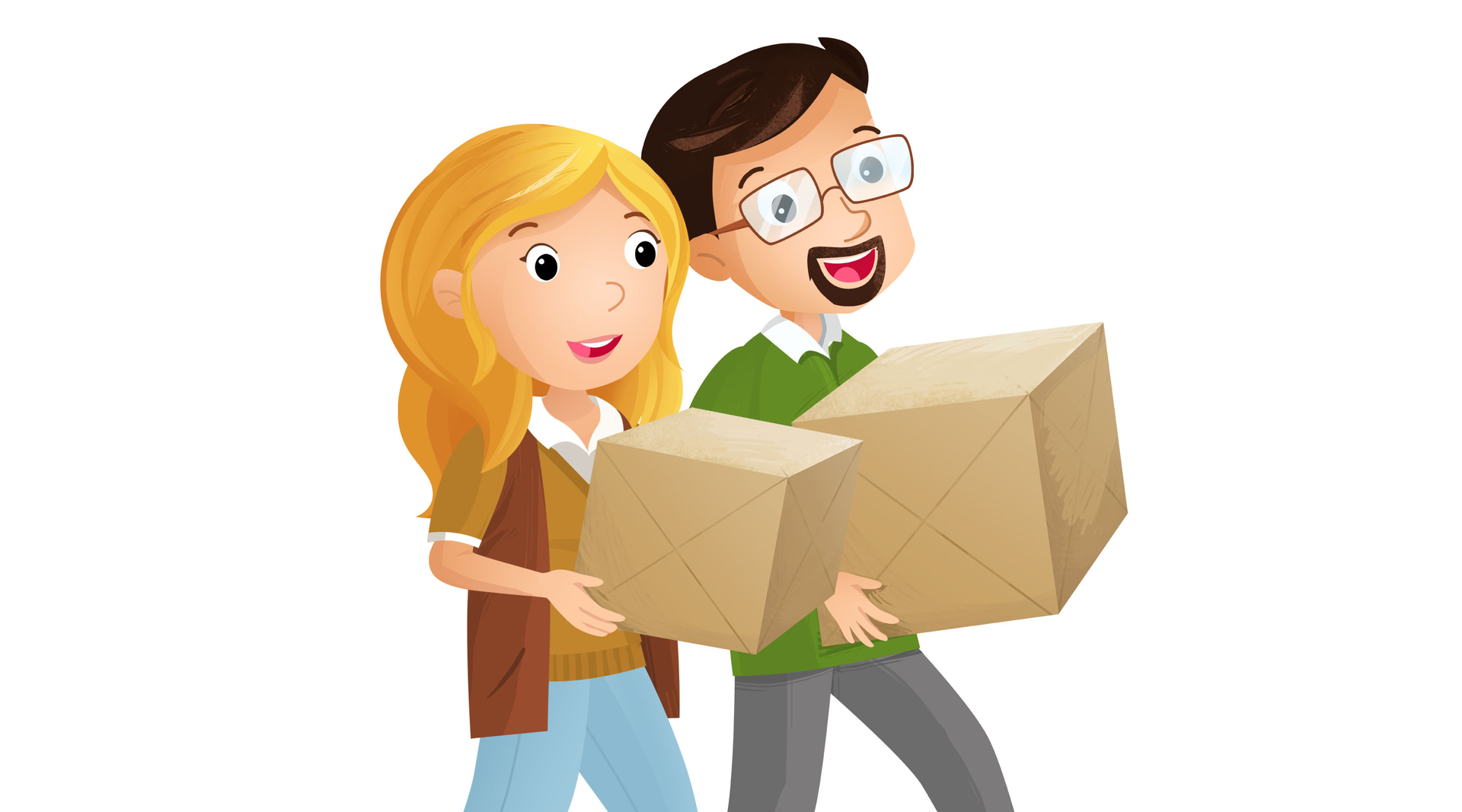 Na ilustracji znajdują się sąsiedzi.