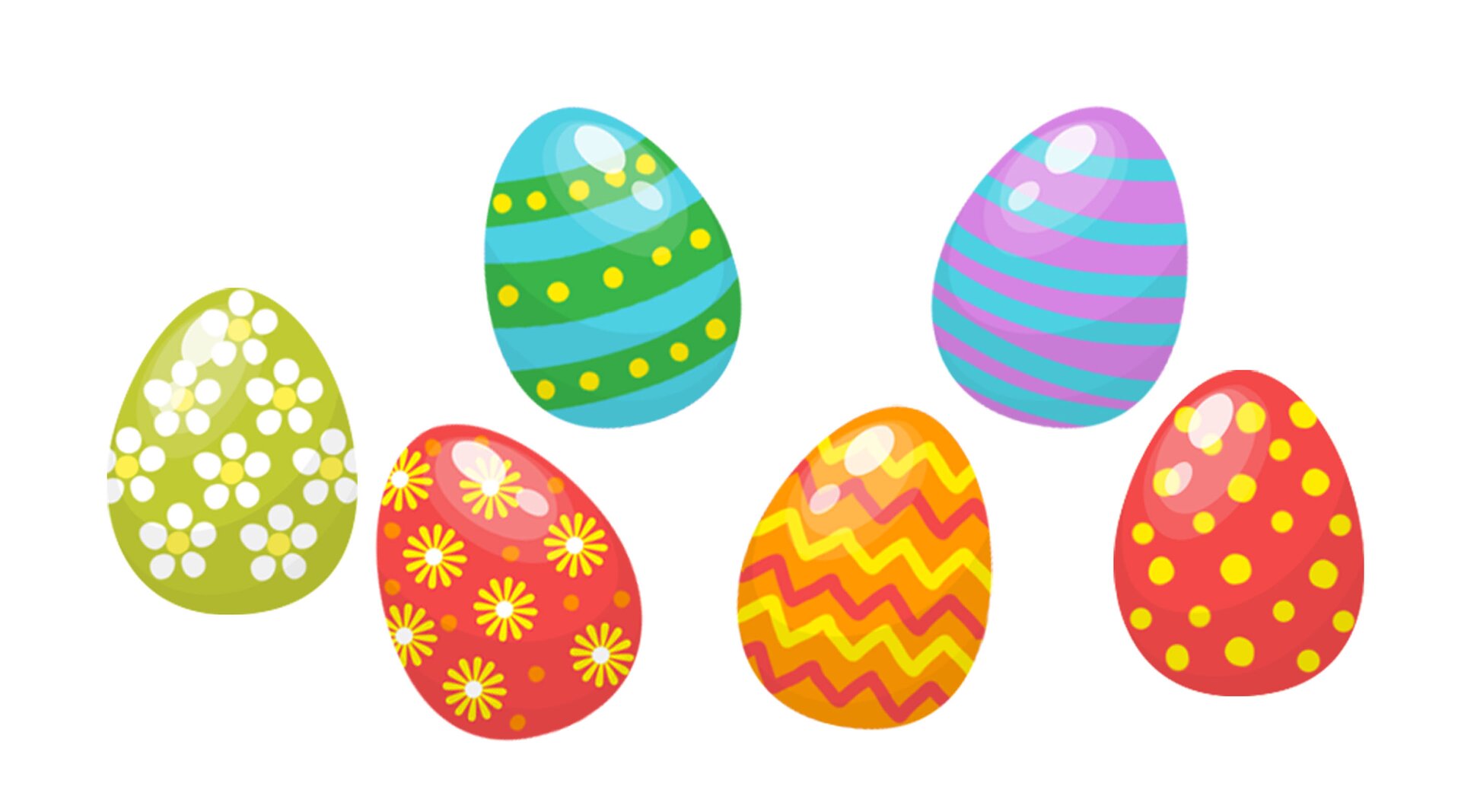 Na ilustracji znajdują się pisanki.