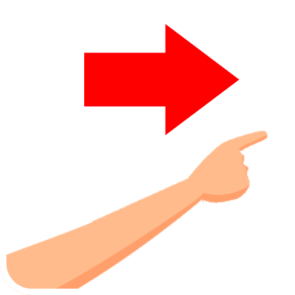 Ilustracja przedstawia rękę i strzałkę wskazujące w prawo.