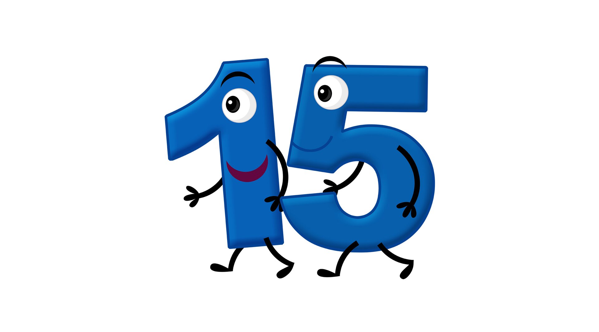 Na ilustracji znajduje się liczba piętnaście.