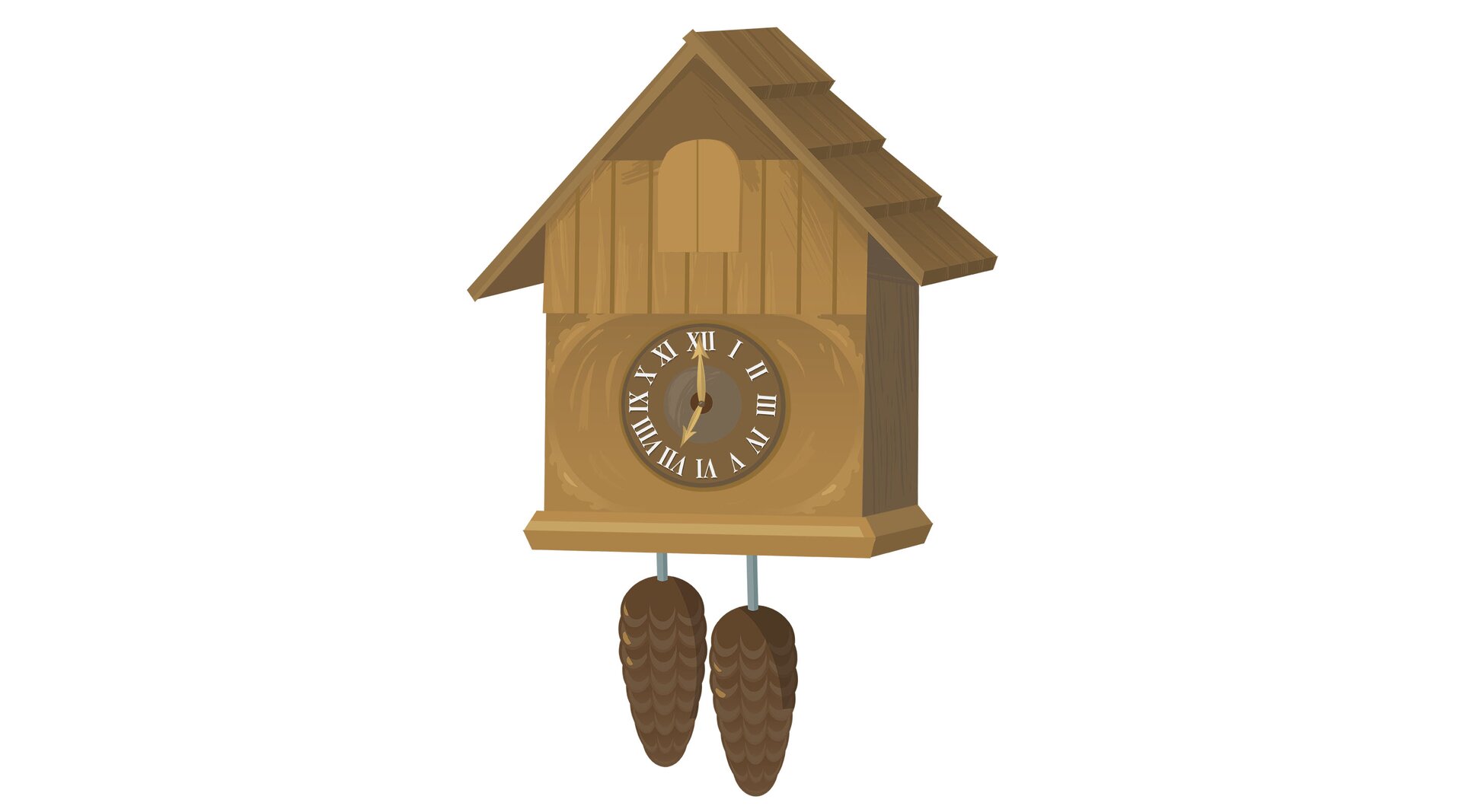 Na ilustracji znajduje się zegarek wskazujący godzinę siódmą.