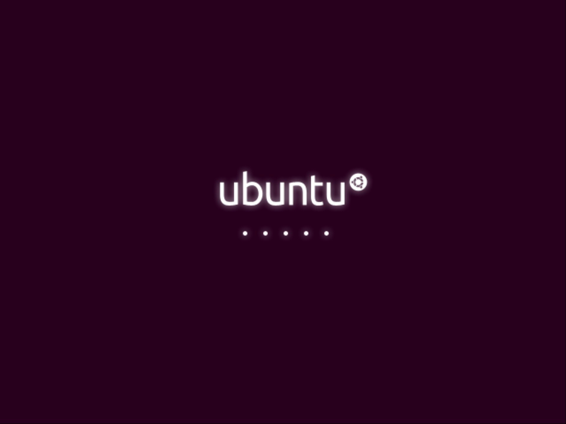 Zrzut ekranu powitalnego systemu Ubuntu