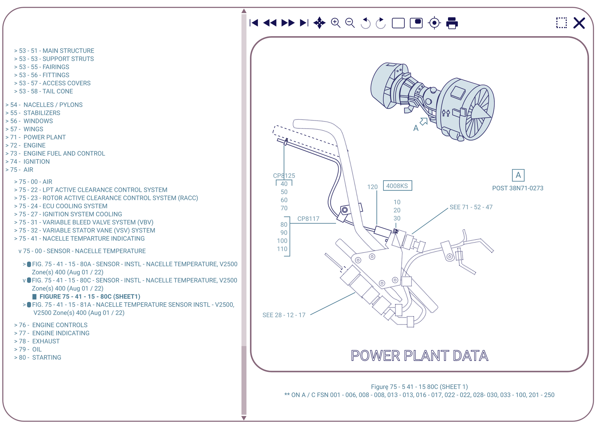 Przykładowe rozdziały i widok ilustracji z elektronicznej wersji IPC