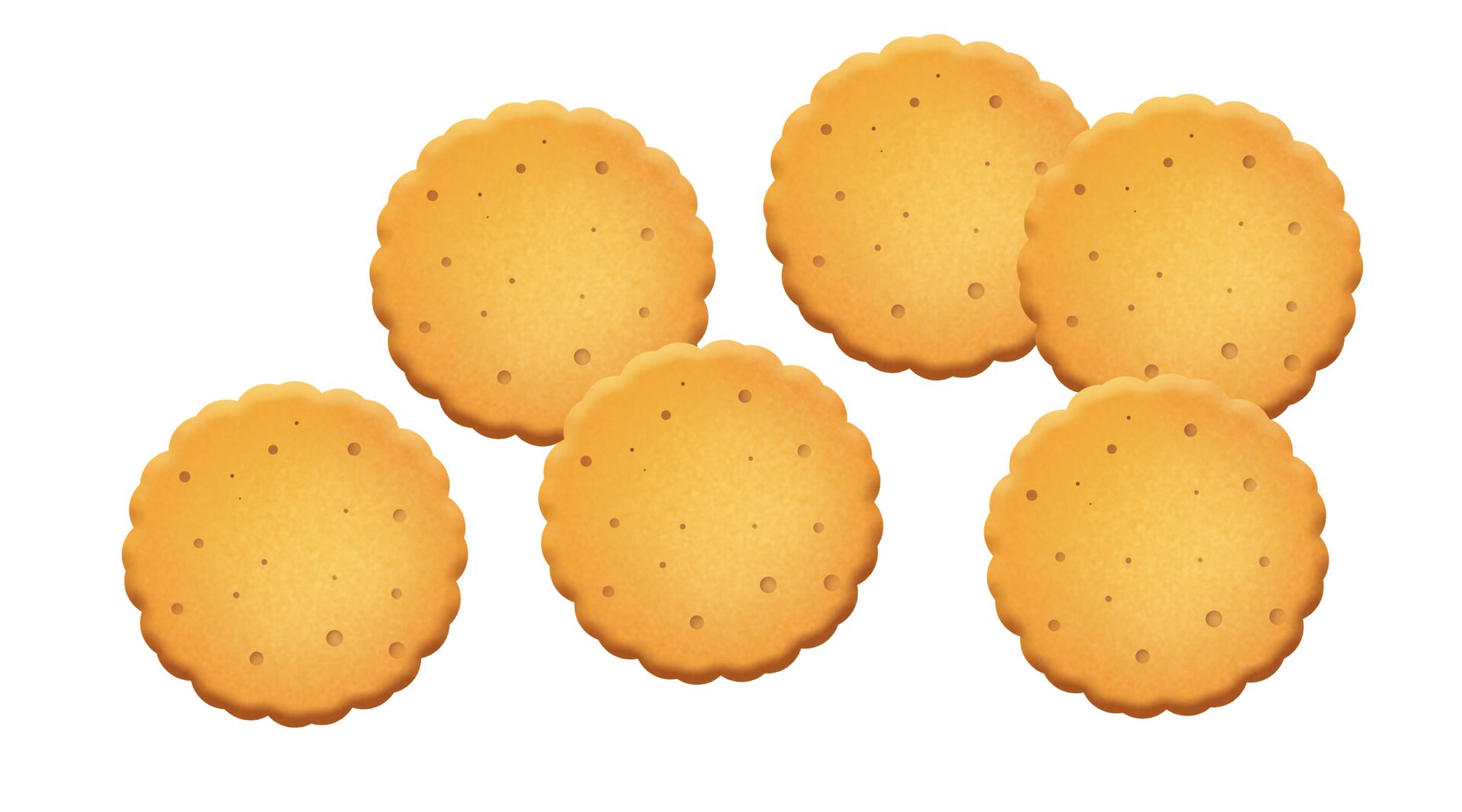 Na ilustracji znajdują się ciastka.
