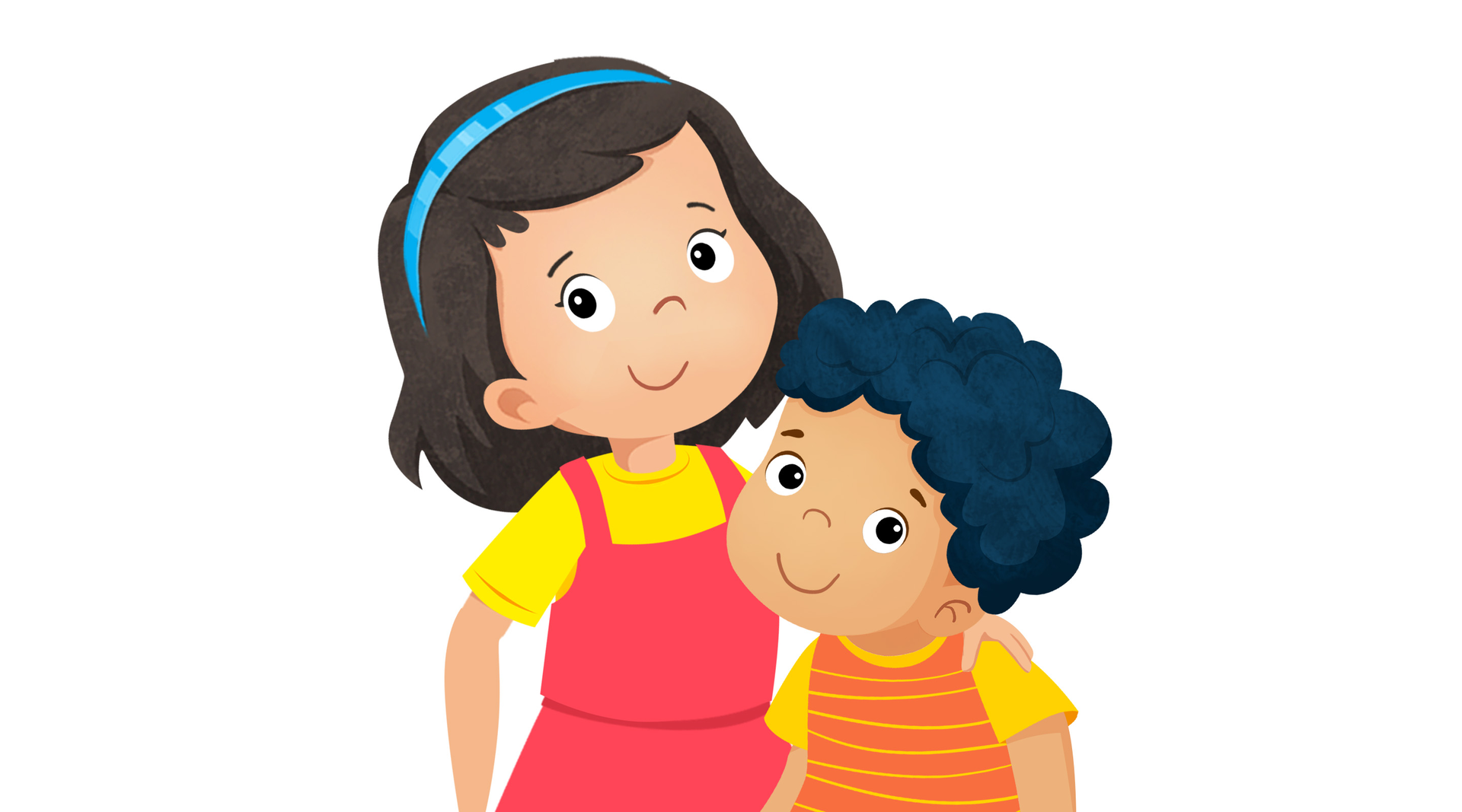 Ilustracja przedstawia chłopca i dziewczynkę 