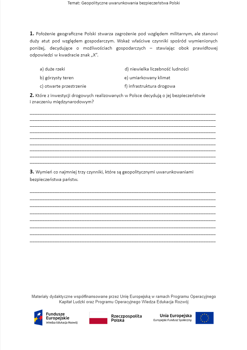 Pobierz plik: Geopolityczne uwarunkowania bezpieczeństwa Polski_2.docx