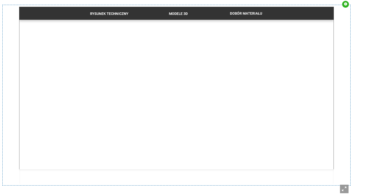Widok panelu startowego