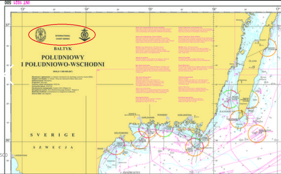 Znak departamentu hydrografii