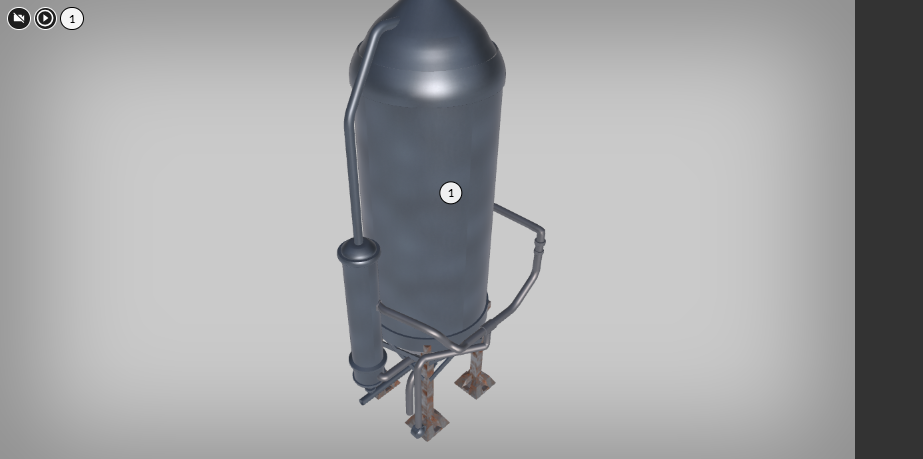 Przykładowy wygląd wizualizacji 3D