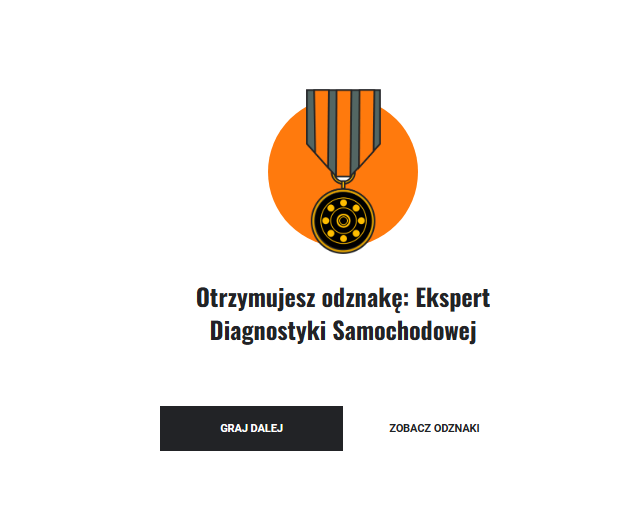 Odznaka za ukończenie poziomu