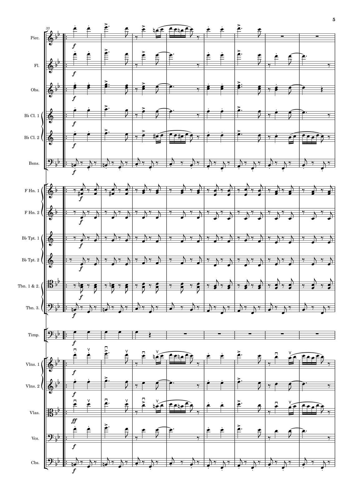 Ilustracja przedstawia stronę partytury utworu.