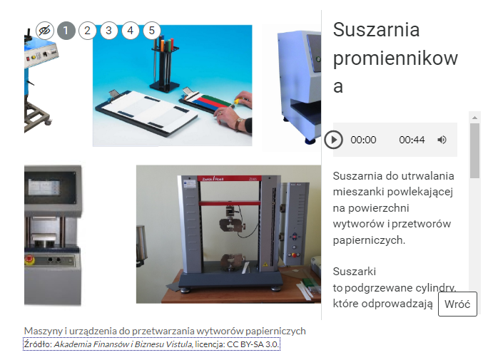 Przykładowy widok znacznika