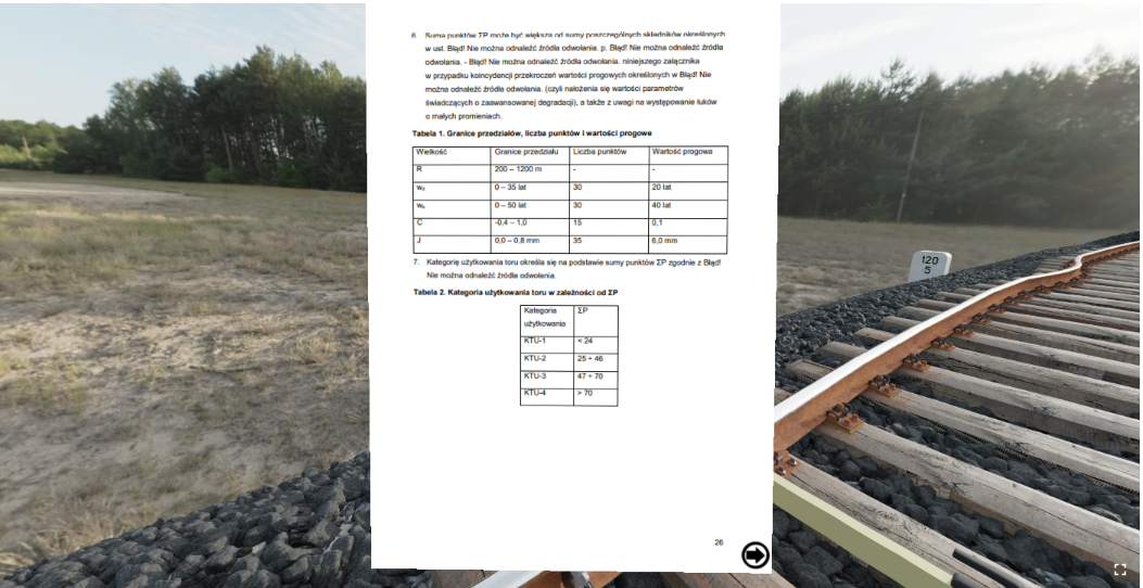 Przykładowy widok wycieczki wirtualnej
