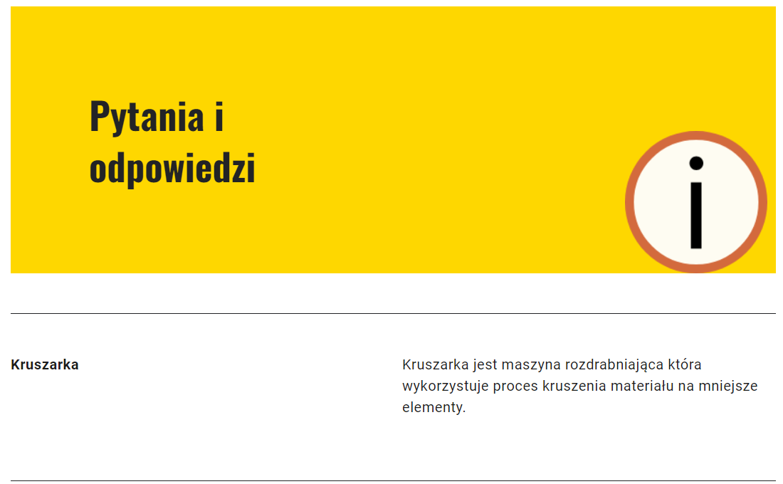 Ilustracja przedstawia panel pomocy, w którym znajduje się nagłówek: Pytania i odpowiedzi. Poniżej zamieszczone są pytania a pod nimi odpowiedzi.