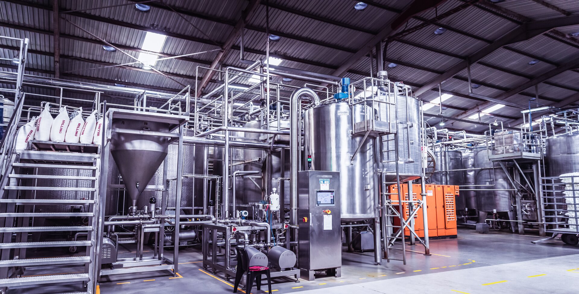 Silos do przechowywania mąki luzem