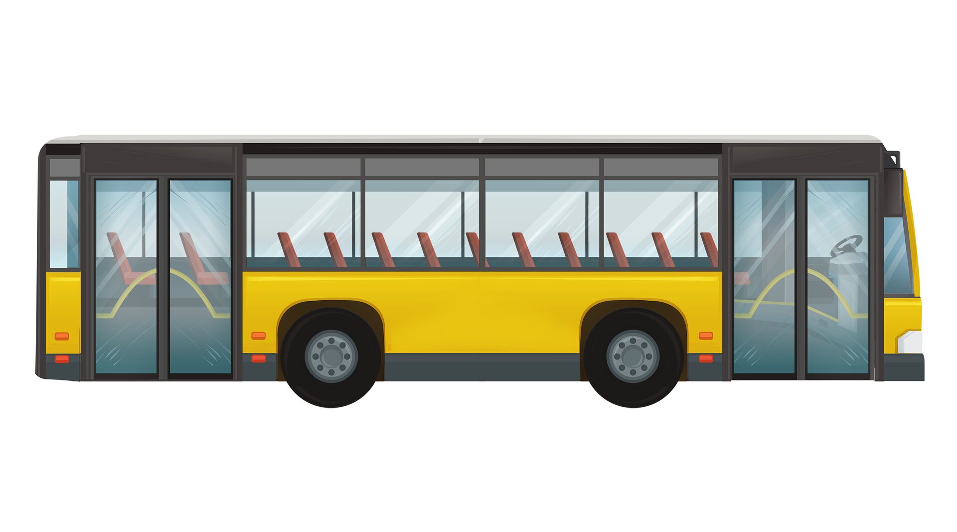 Ilustracja przedstawia autobus.
