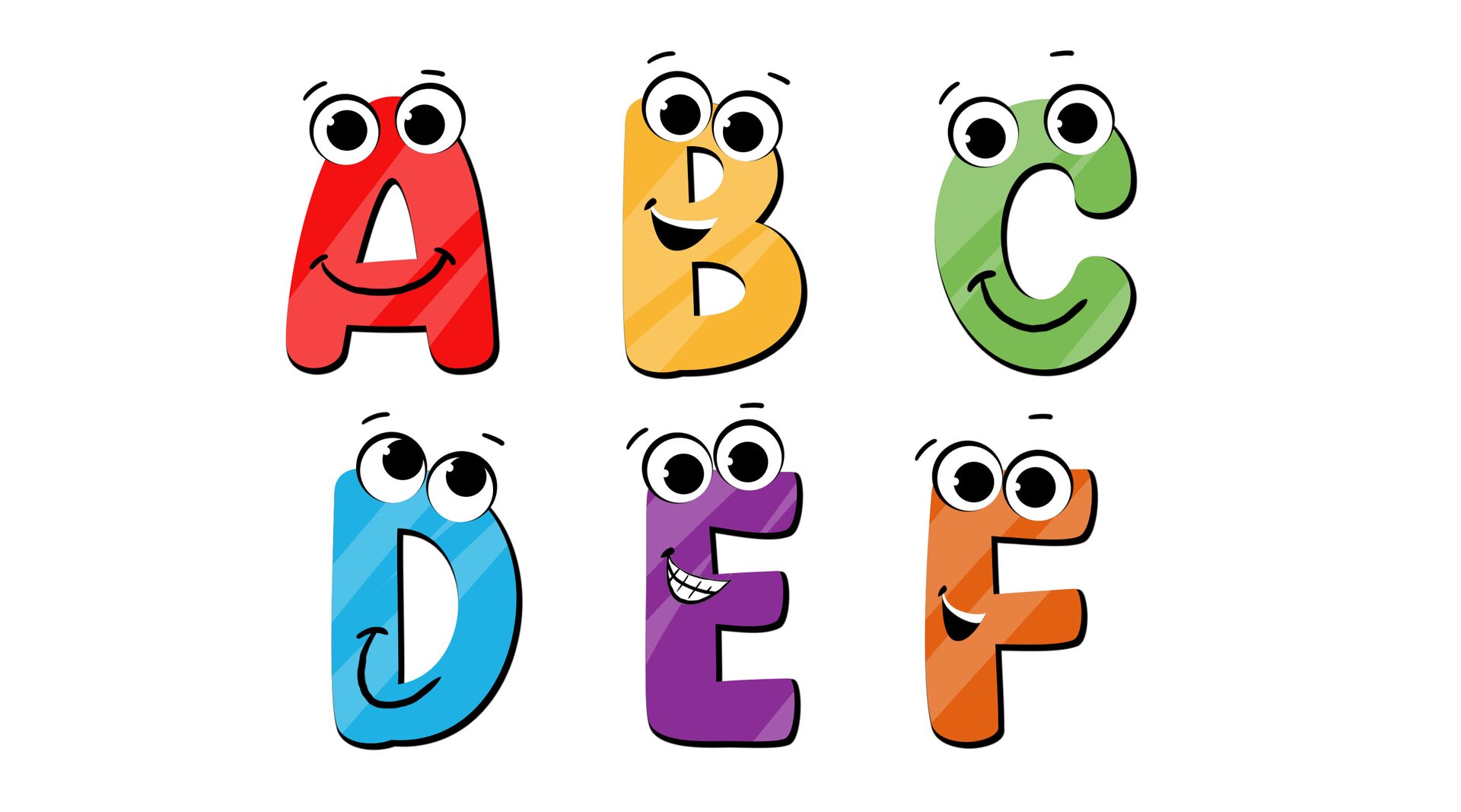 Na ilustracji znajdują się literki alfabetu.