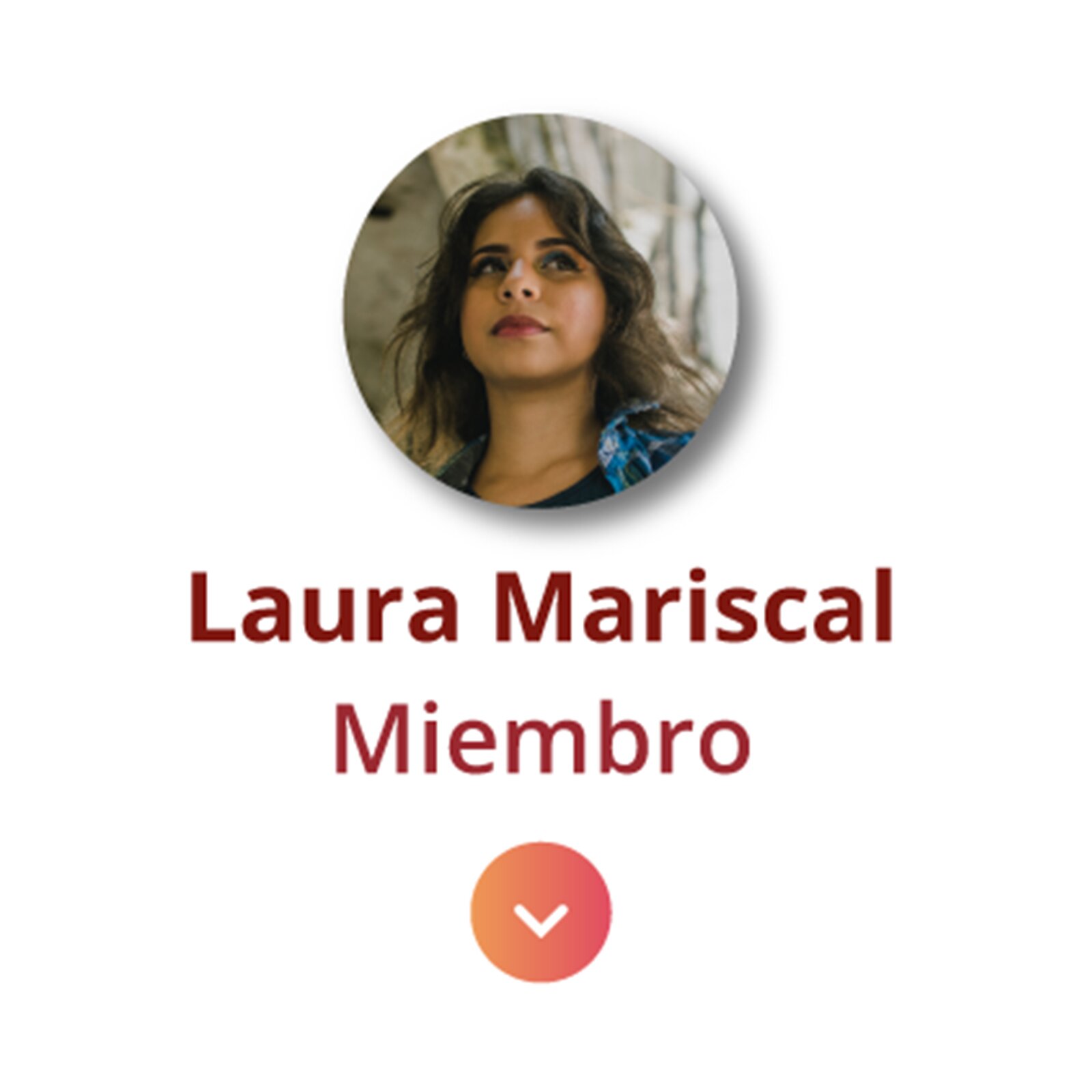 Grafika przedstawia zdjęcie profilowe użytkowniczki forum. Podpis: Laura Mariscal. Miembro