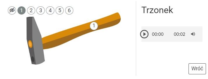 Widok otwartych treści grafiki interaktywnej