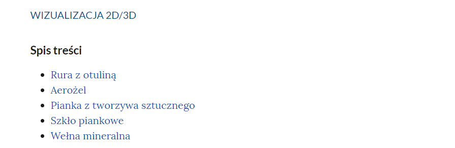 Grafika przedstawia spis treści wizualizacji. U góry widoczny jest tytuł: Konstrukcja hali w trzech technologiach. Pod spodem nazwa multimedium, czyli wizualizacja 3D. Poniżej widoczny jest spis treści. Składa się on z trzech punktów. Punkt pierwszy hala stalowa. Punkt drugi hala drewniana. Punkt trzeci hala żelbetowa.