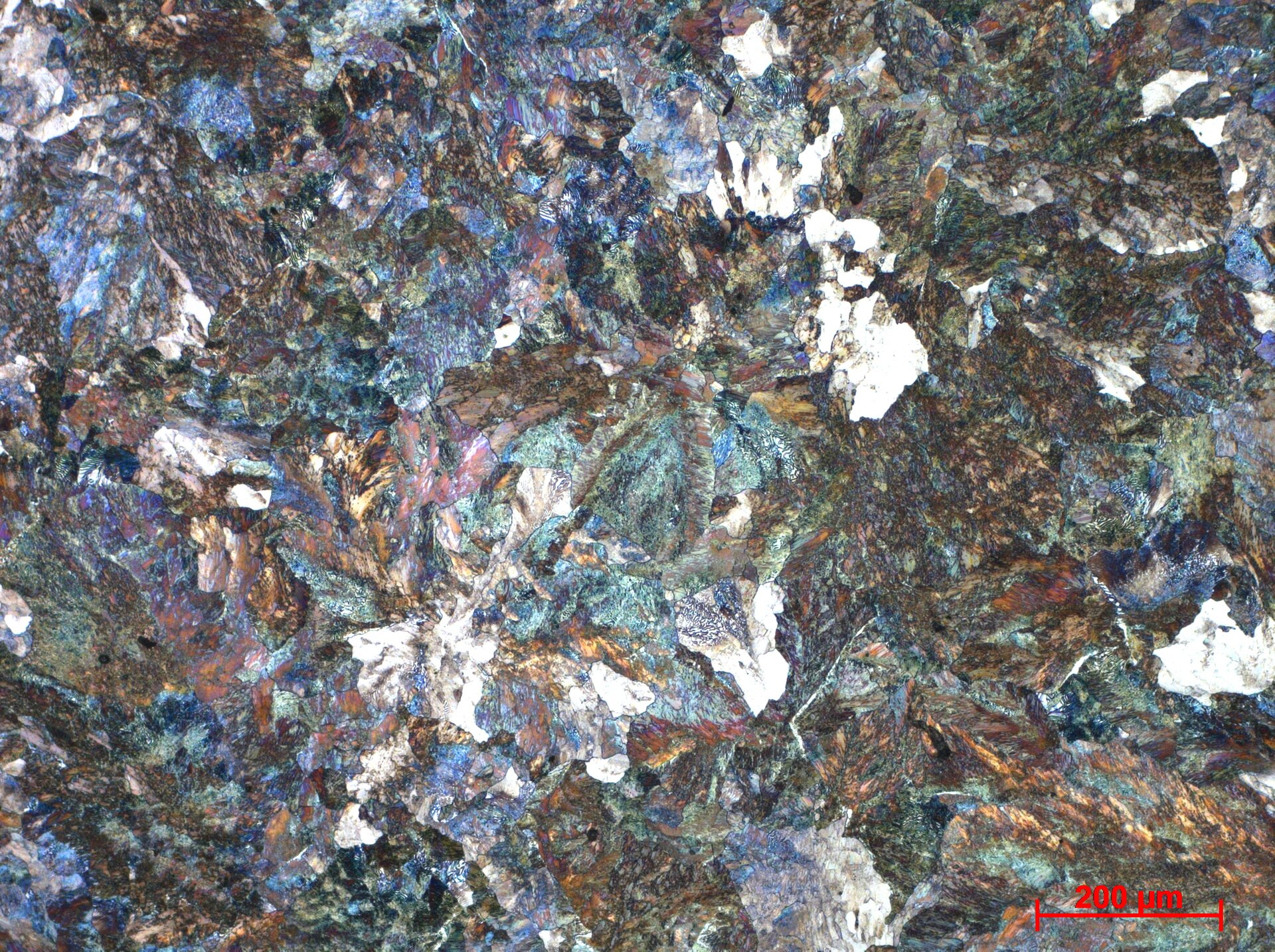 Stop o zawartości węgla 0,77%
 Struktura perlityczna - powiększenie 10x