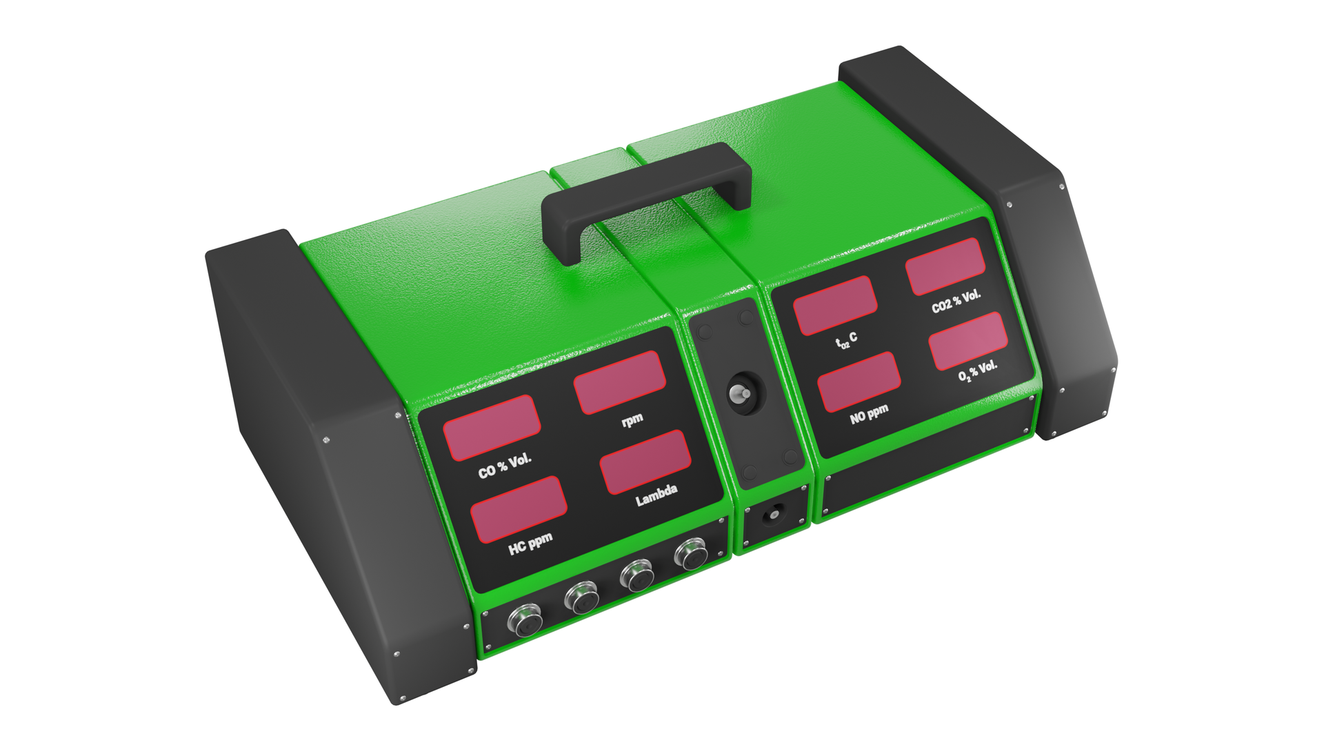 Odczyt pomiaru emisji spalin silnika ZI.