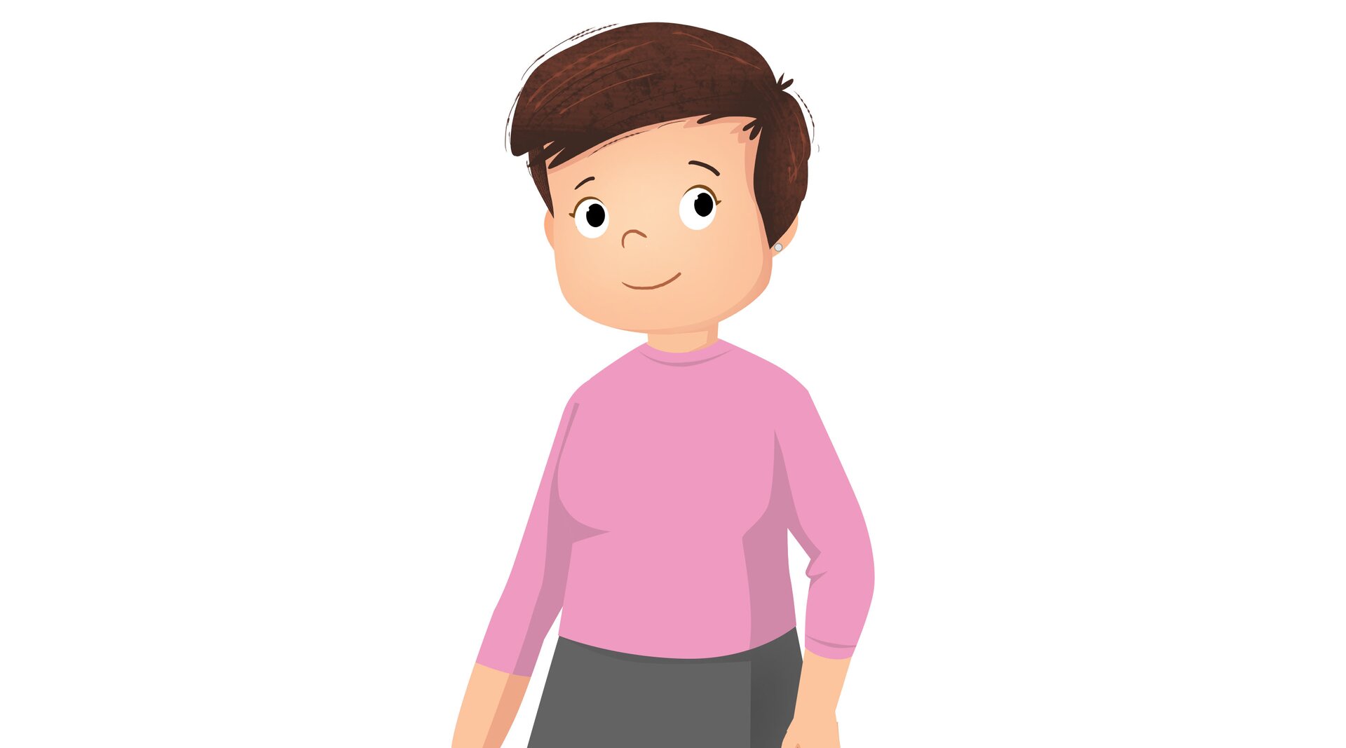 Ilustracja przedstawia ciocię.