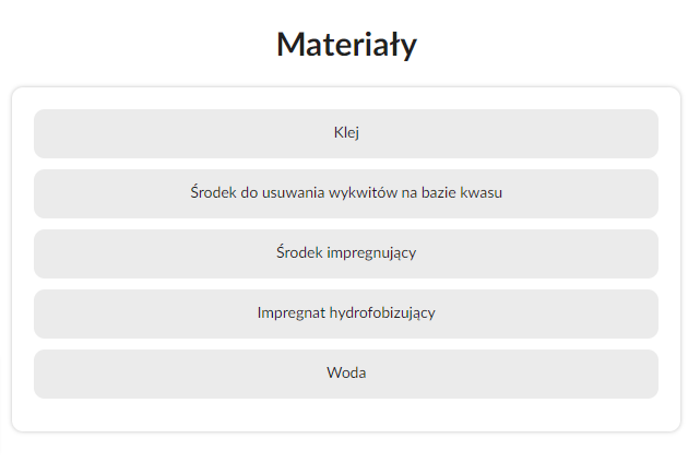 Biblioteka z opcją wyboru narzędzi