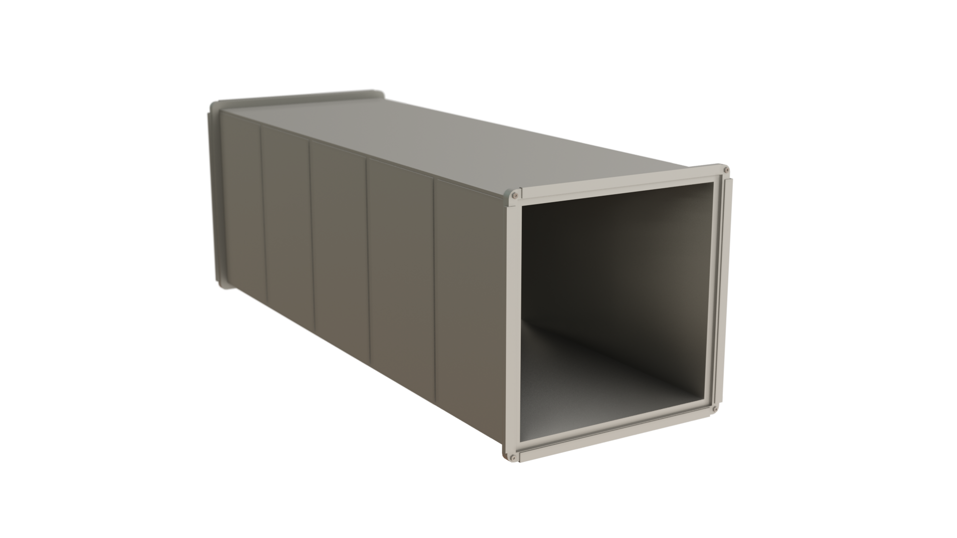 Grafika przedstawia kanał powietrzny. Jest to prostopadłościenny tunel.
Opisy prezentowanych na grafikach obiektów są załączone w treści.