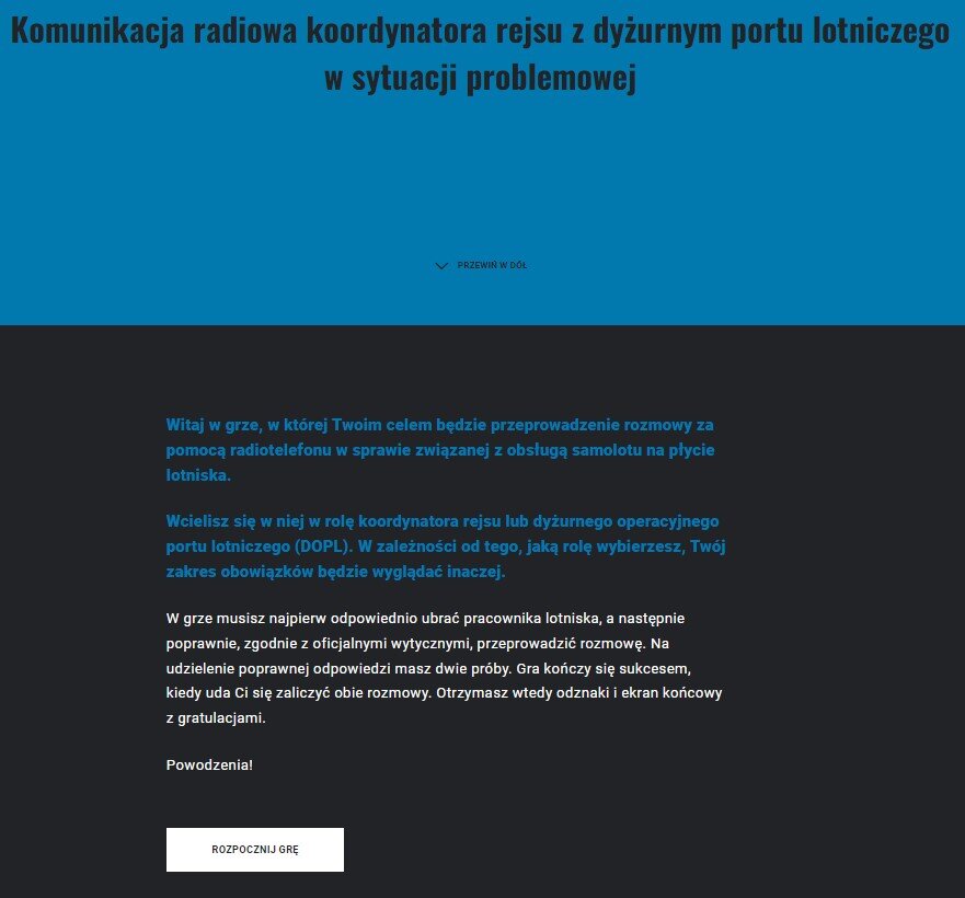 Przykładowy ekran gry