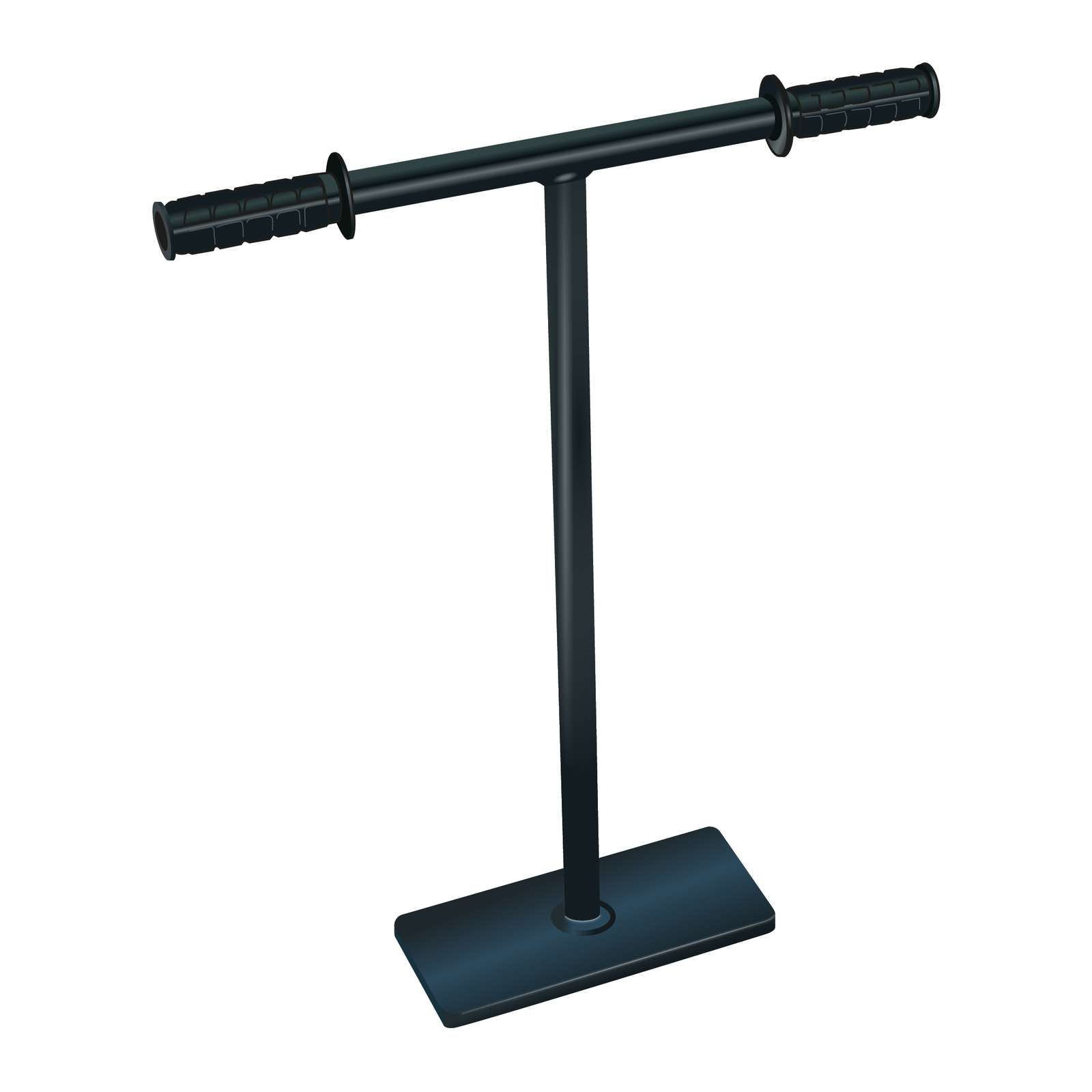 Zdjęcie przedstawia ubijak ręczny. Widoczne jest T‑kształtne narzędzie osadzone na prostokątnej podstawie. Na ramiona widoczne są osłony do trzymania narzędzia.

Opisy obiektów prezentowanych na grafikach są załączone w treści galerii zdjęć.