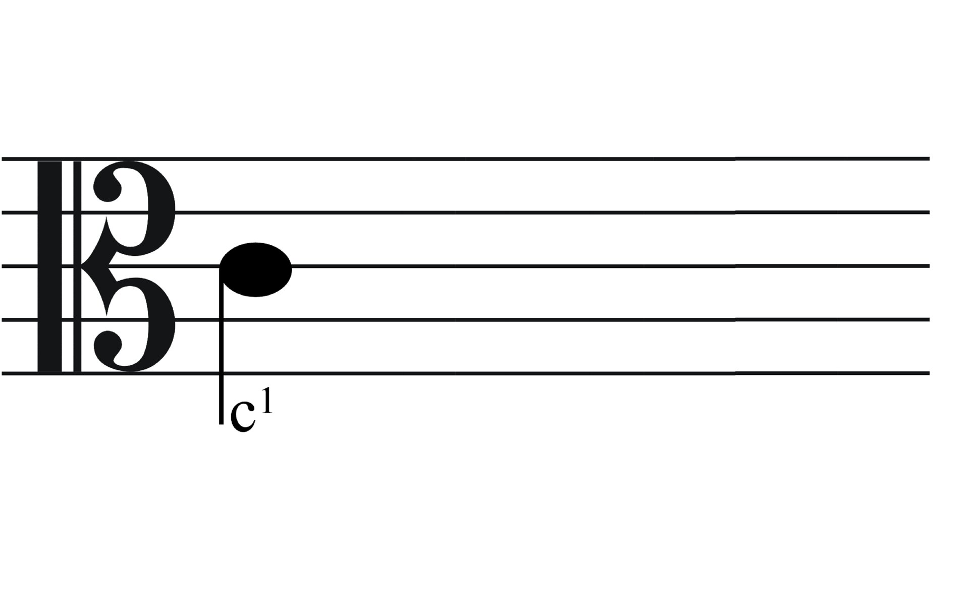 Ilustracja przedstawia klucz altowy. Kształt tego klucza pochodzi od stylizowanej litery C.