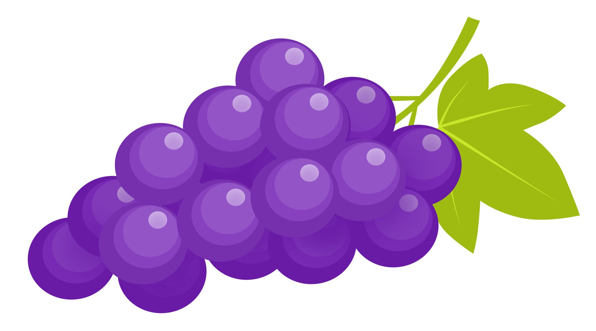 Na ilustracji znajdują się winogrona.