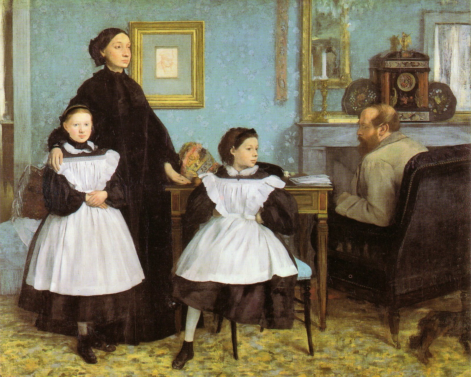 Rodzina Bellellich Źródło: Edgar Degas, Rodzina Bellellich, 1857–1867, olej na płótnie, domena publiczna.