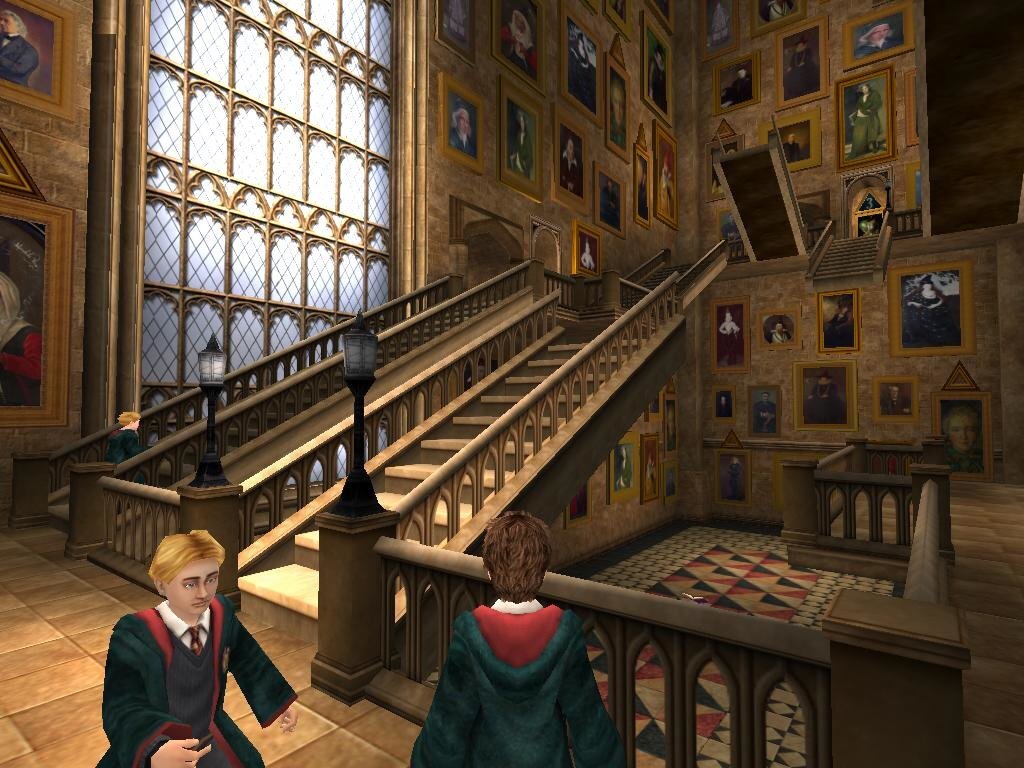 Screenshot przedstawiający grę Harry Potter i Kamień filozoficzny stworzoną za pomocą silnika Unreal Engine 1.