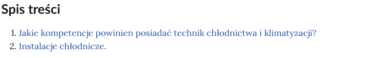 Ilustracja przedstawia spis treści nawigujący do części multimedium. Spis składa się z dwóch punktów. Pierwszy przenosi do animacji, drugi do filmu.
