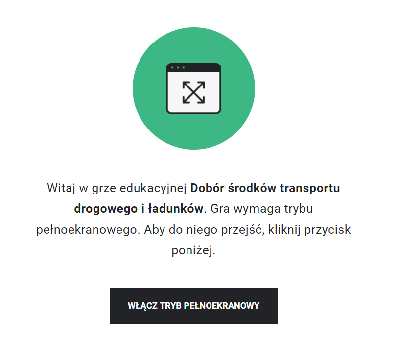 Grafika przedstawia ekran otwierający grę.