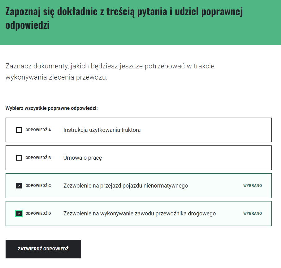 Przykładowy ekran z gry