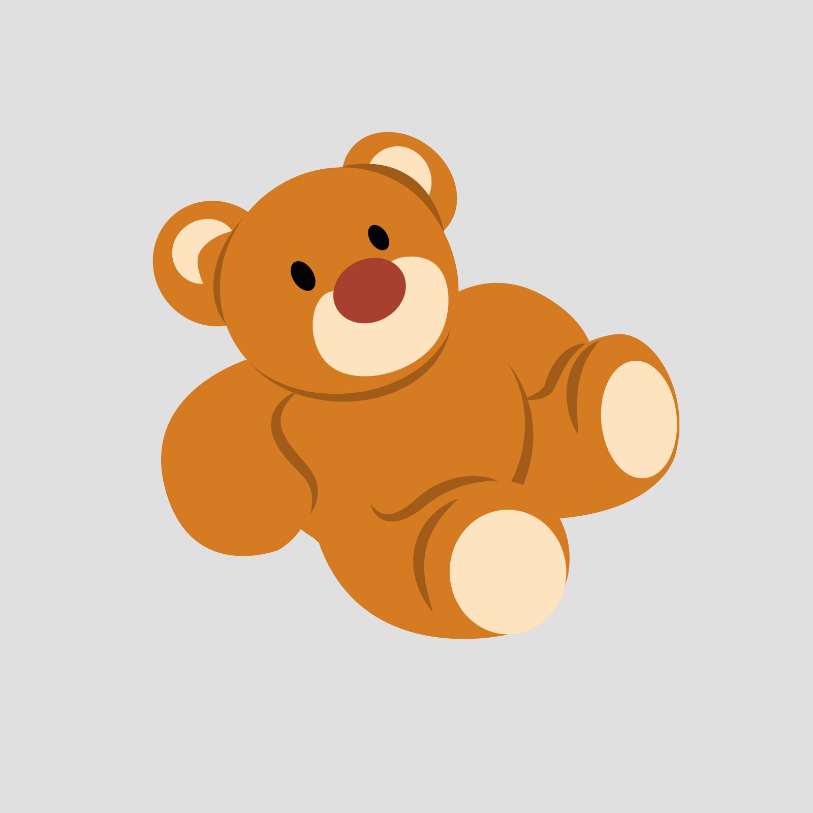 Ilustracja przedstawia pluszowego misia. 