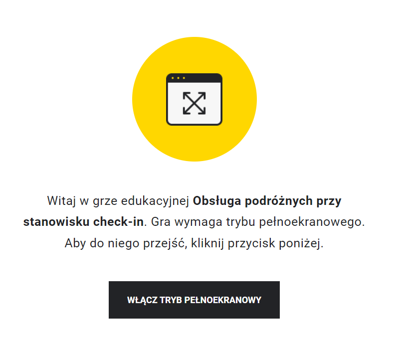 Przejście do trybu pełnoekranowego