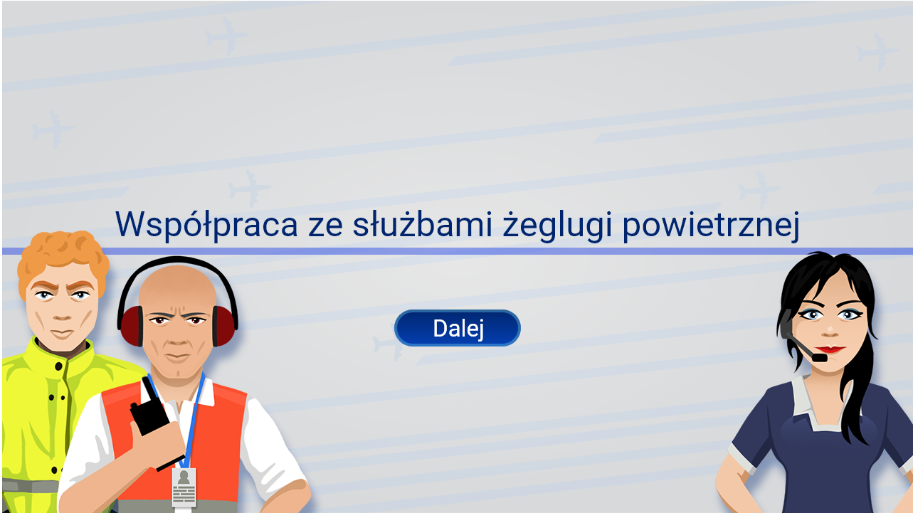 Przykładowy ekran startowy w grze