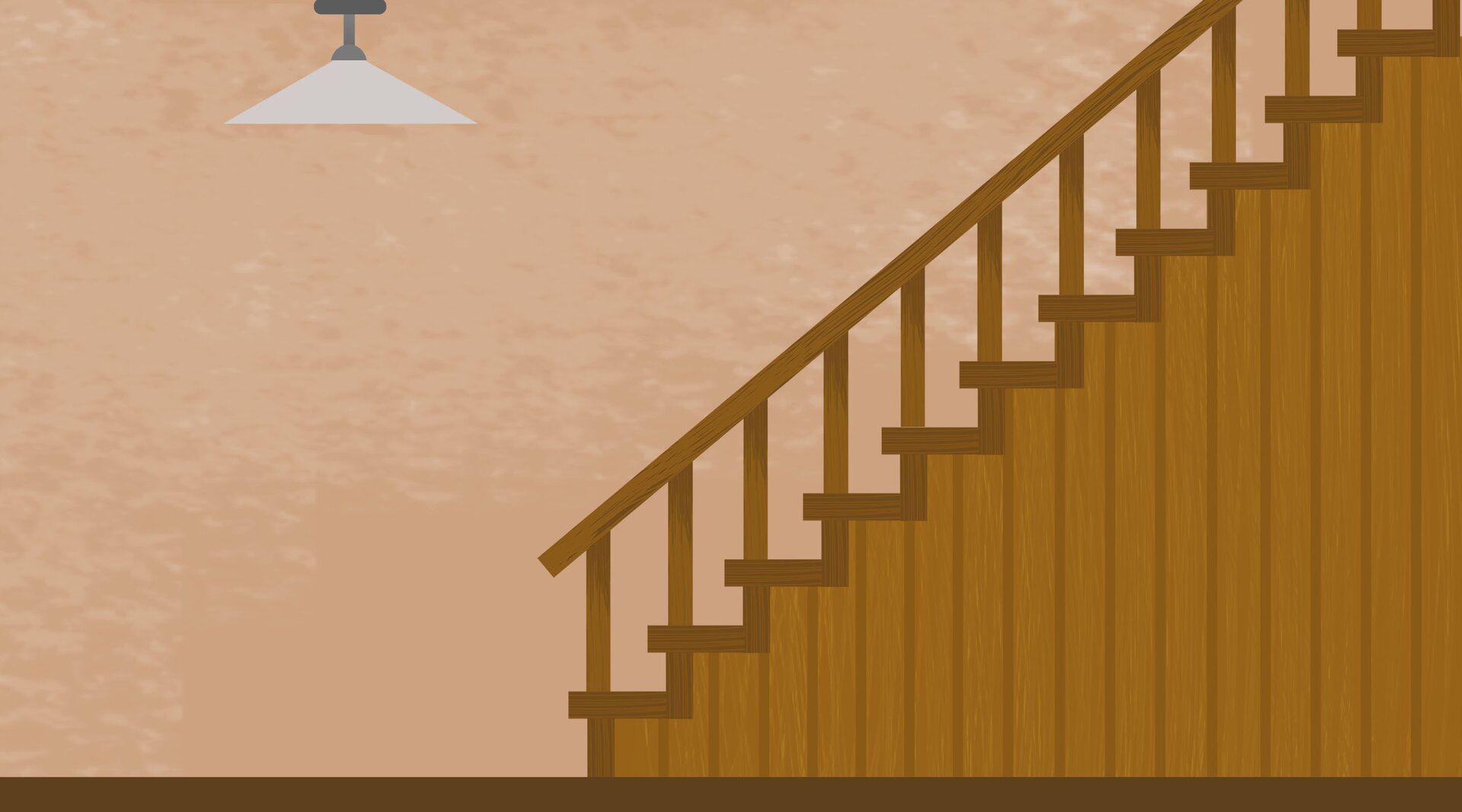 Ilustracja przedstawia schody.