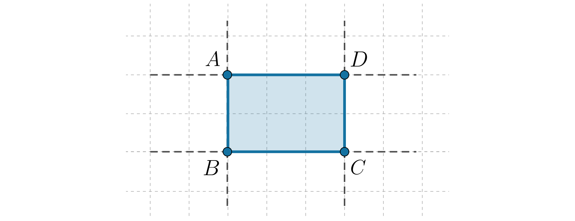 Konstrukcja prostokąta.