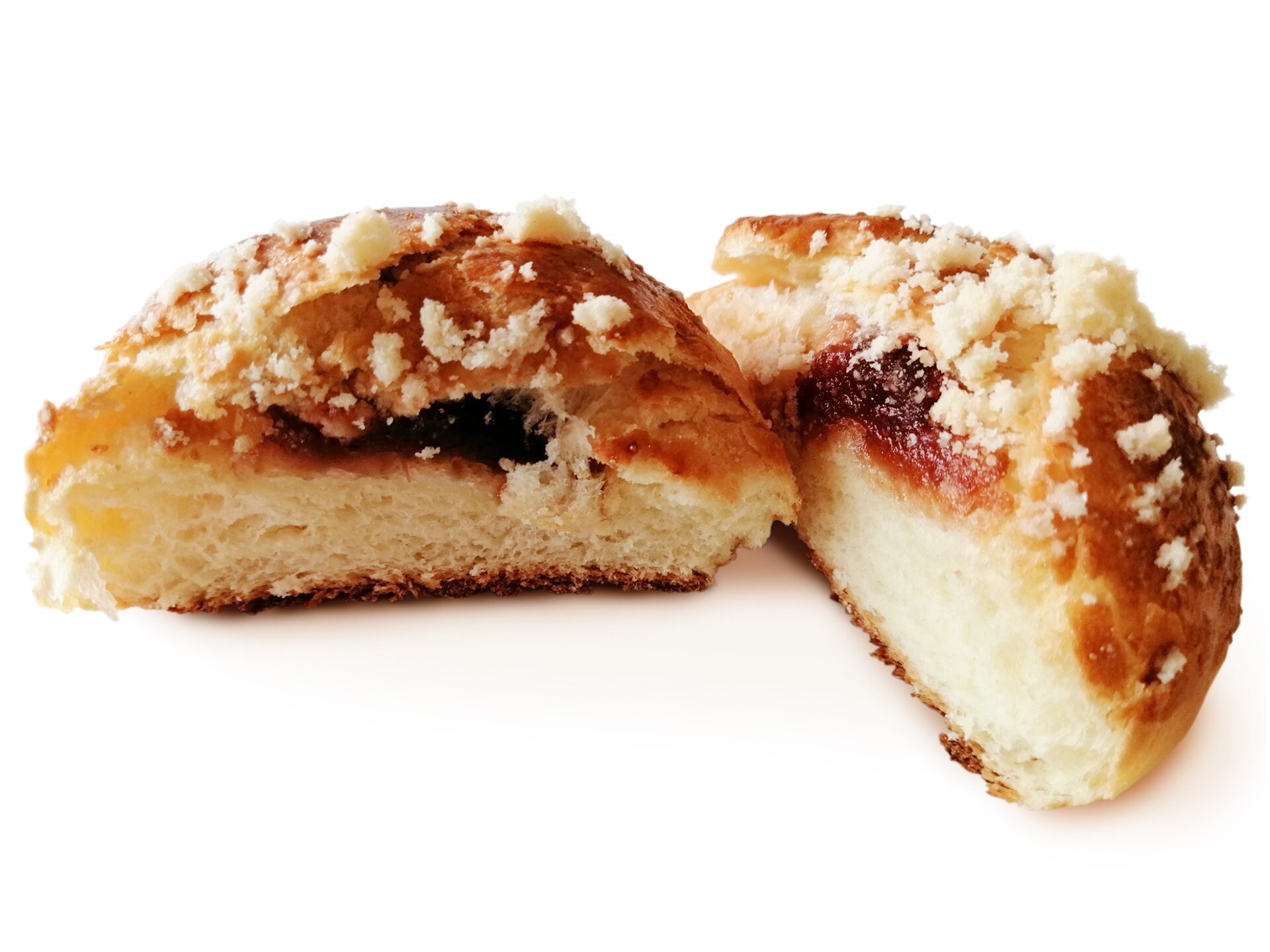 Bułki drożdżowe z wadą rozmieszczenia nadzienia