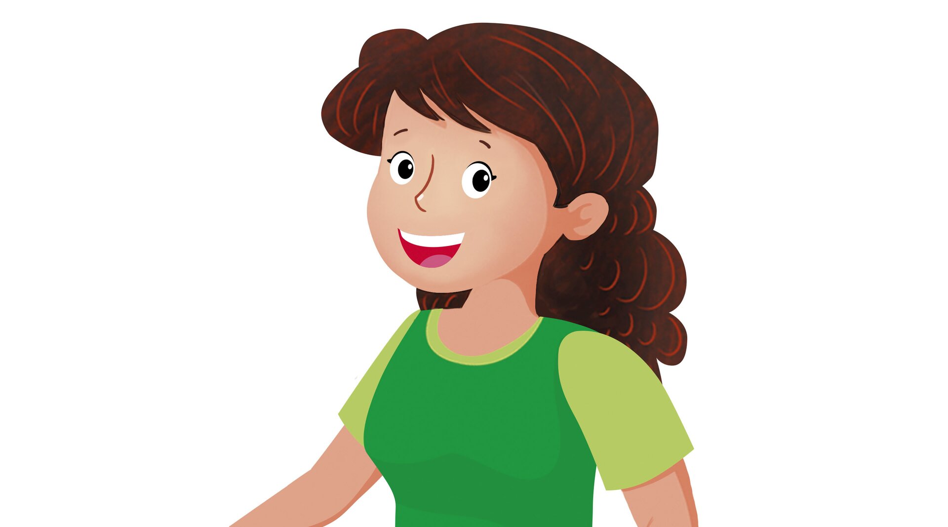 Ilustracja przedstawia mamę.