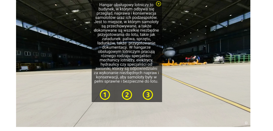 Okno z opisem elementu